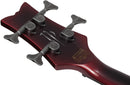 Guitare basse électrique Schecter NADJA PEULEN NP-4 (Red Syren)