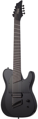 Guitare électrique 8 cordes Schecter PT-8 BLAKC OPS (Satin Black Open Pore)