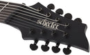 Guitare électrique 8 cordes Schecter PT-8 BLAKC OPS (Satin Black Open Pore)