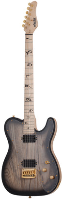 Guitare électrique Schecter MEEGS PT EX (Charcoal Burst)