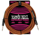 Ernie Ball 6468EB Pumpkin Pie Straight/Straight Instrument Braided Cable - 10ft