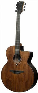 Guitare électro-acoustique Lag Guitars SAUVAGE-JCE RH Jumbo Cutaway (finition satinée à pores ouverts)