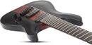 Guitare électrique 8 cordes Schecter C-8 MULTISCALE ROB SCALLON (Satin Dark Roast)