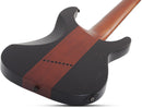 Guitare électrique pour gaucher 8 cordes Schecter C-8 MULTISCALE ROB SCALLON (Satin Dark Roast)