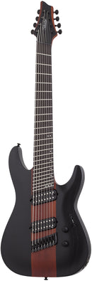 Guitare électrique 8 cordes Schecter C-8 MULTISCALE ROB SCALLON (Satin Dark Roast)