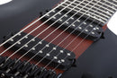 Guitare électrique 8 cordes Schecter C-8 MULTISCALE ROB SCALLON (Satin Dark Roast)