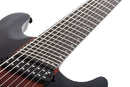 Guitare électrique 8 cordes Schecter C-8 MULTISCALE ROB SCALLON (Satin Dark Roast)