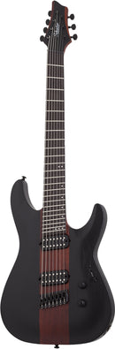 Guitare électrique 7 cordes Schecter C-7 MULTISCALE ROB SCALLON (Satin Dark Roast)