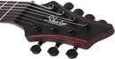 Guitare électrique 7 cordes Schecter C-7 MULTISCALE ROB SCALLON (Satin Dark Roast)