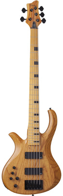 Schecter RIOT SESSION-5 5-String Electric Bass Guitar (Aged Natural Satin)