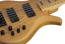 Schecter RIOT SESSION-5 5-String Electric Bass Guitar (Aged Natural Satin)