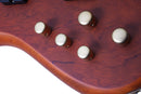 Schecter STILETTO STUDIO-5 5-String Left-Handed Electric Bass Guitar (Honey Satin)