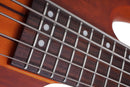 Schecter STILETTO STUDIO-5 5-String Left-Handed Electric Bass Guitar (Honey Satin)
