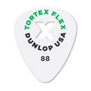Médiators Dunlop 428XR088 Tortex Flex (paquet de 72) - 0,88 mm
