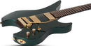 Guitare électrique 7 cordes sans tête Schecter SYNYSTER GATES CUSTOM-7 TR (Oak Green Metallic)