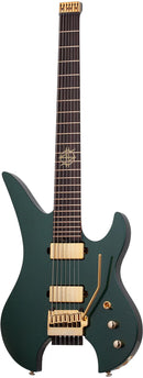 Guitare électrique 7 cordes sans tête Schecter SYNYSTER GATES CUSTOM-7 TR (Oak Green Metallic)