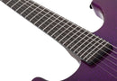 Guitare électrique pour gaucher Schecter DANIEL HANIß DANSKIMO-6 (Purple Sparkle)