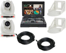Pack de streaming Datavideo EZ CW HS-1600T 2x PTC-140T 2x WM-1 CB-CAT6-100 (Blanc)