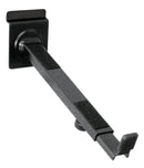 Bras de support télescopique K&amp;M 441/1-BLACK pour présentoir mural/à rainures