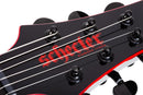 Guitare électrique Schecter RED DAWN SUNSET-6 (Gloss Black)