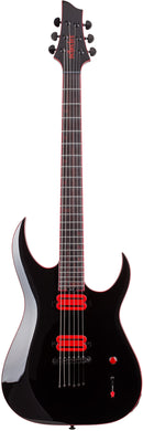 Guitare électrique Schecter RED DAWN SUNSET-6 (Gloss Black)