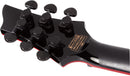 Schecter RED DAWN SUNSET-6 EVERTUNE Electric Guitar (Gloss Black)