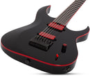 Schecter RED DAWN SUNSET-6 EVERTUNE Electric Guitar (Gloss Black)