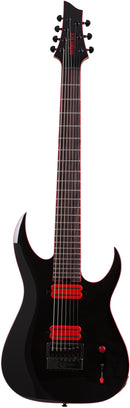 Guitare électrique 7 cordes Schecter RED DAWN SUNSET-7 EVERTUNE (Gloss Black)