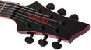 Schecter RED DAWN SUNSET-6 EVERTUNE EX Electric Guitar (Gloss Black)