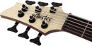 Guitare basse électrique pour gaucher 6 cordes Schecter CHARLES BERTHOUD CB-6 (Natural Satin)