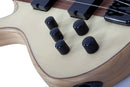 Guitare basse électrique pour gaucher 6 cordes Schecter CHARLES BERTHOUD CB-6 (Natural Satin)