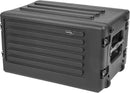 SKB 1SKB-R6SW Rack vertical à roulettes peu profond (noir) - 6U