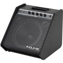 NUX NPA-100 Amplificateur de batterie personnel 120 W avec retour de scène pour batterie numérique et Bluetooth - 12 pouces