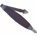 Sangle de guitare en cuir réglable Neotech MEGABASS-SH Mega Bass avec coussinet en néoprène (noir)