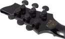Guitare électrique Schecter V-1 PRZYM PALLADIUM (Gloss Black With White Highlights)