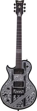Schecter SOLO-II PRZYM PALLADIUM Left-Handed Electric Guitar (Gloss Black With White Highlights)