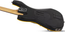 Guitare électrique Schecter DEMON-6 FR avec sélecteurs Sustainiac (Aged Black Satin)