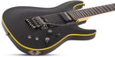 Guitare électrique Schecter DEMON-6 FR avec sélecteurs Sustainiac (Aged Black Satin)