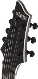 Guitare électrique 7 cordes multi-diapason Schecter C-7 SLS ELITE EVIL TWIN (Satin Black)