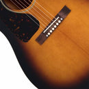 Epiphone ECJ45RVSNNHLH 1942 Banner Reissue Left Handed Acoustic Electric Guitar (Vintage Sunburst)