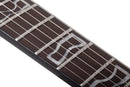 Guitare électrique Schecter ULTRA PRZYM MERCURY ROSE (Gloss Black avec reflets rouges)
