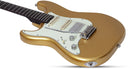 Schecter NICK JOHNSTON TRADITIONAL HSS 10th Anniversary Left-Handed Electric Guitar (Atomic Saffron)