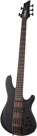 Guitare basse électrique 5 cordes Schecter CHARLES BERTHOUD CB-5 (See Thru Black Satin)