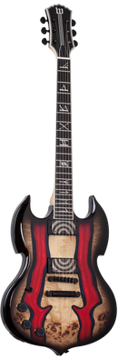 Guitare électrique pour gaucher Schecter WHYLDE AUDIO BARBARIAN Special Edition (Blood River Burl)