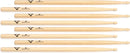 Vater VSP5BW American Hickory Drumsticks (4 Pack) - 5B