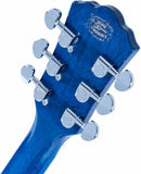 Washburn EA15TBL Festival Series Acoustic Electric Guitar (Flame Transparent Blue)