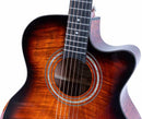 Guitare électro-acoustique Washburn WCG12FCE Comfort Series (Cognac Sunburst)