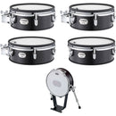 Ensemble de pads de batterie électronique Yamaha DTP10XBF (patch mesh et grosse caisse) avec fûts en bois (Forêt-Noire)