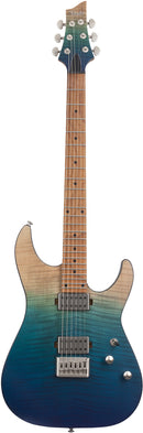 Schecter C-1 STANDARD PLUS Electric Guitar (Blue Fade)