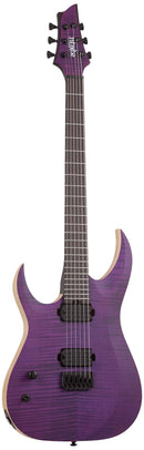 Guitare électrique pour gaucher Schecter JOHN BROWNE TAO-6 (Satin Trans Purple)